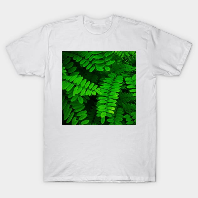 Green Leaves T-Shirt by DesignMore21